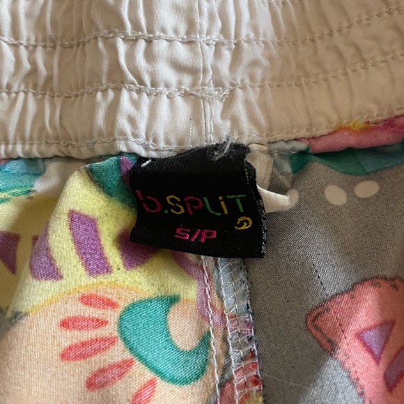 Flower-Print Swim/Athletic Shorts - Picture 2 of 2